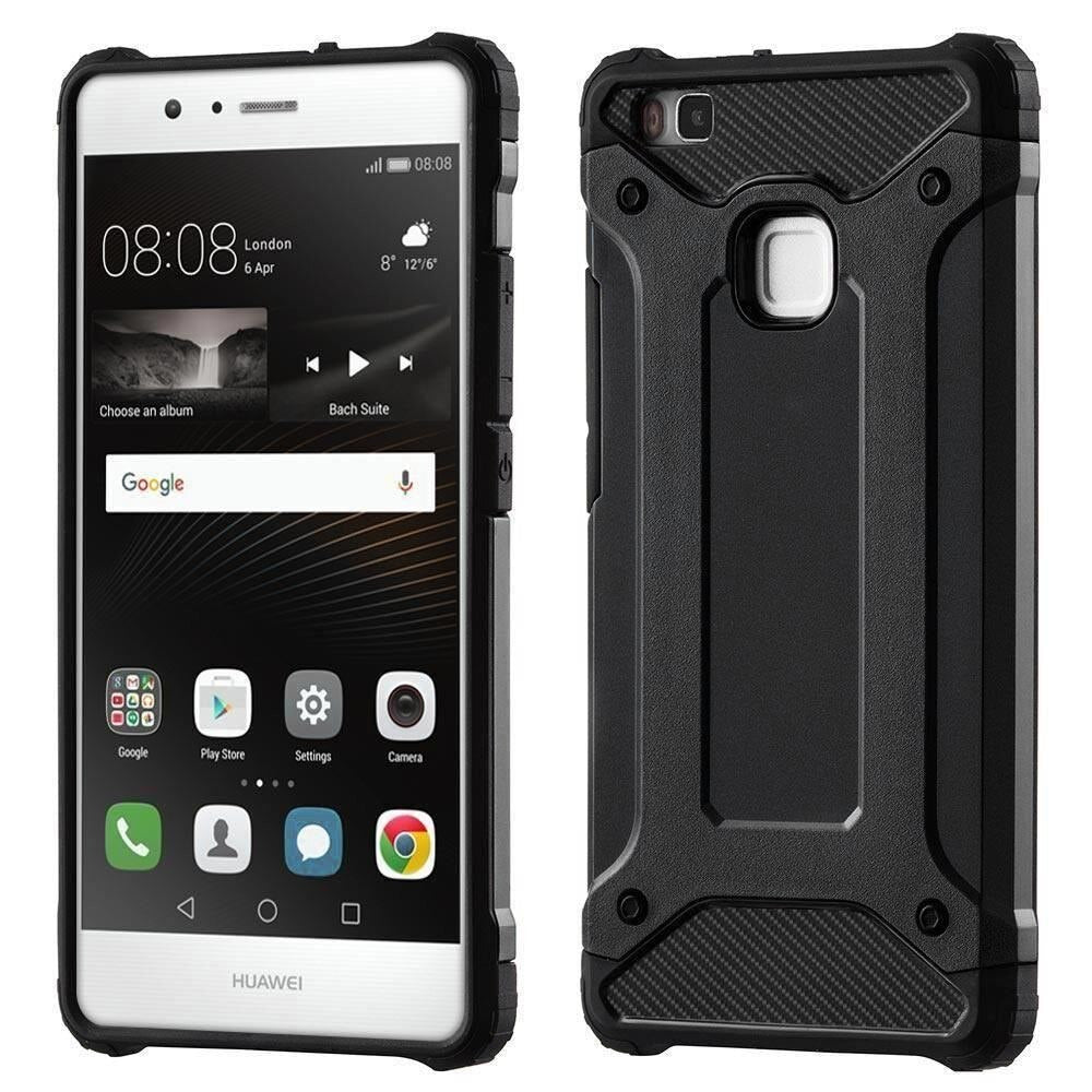 TechSuit Husa de protectie Techsuit Hybrid Armor compatibil cu Huawei P9 Lite / G9 Lite, Negru