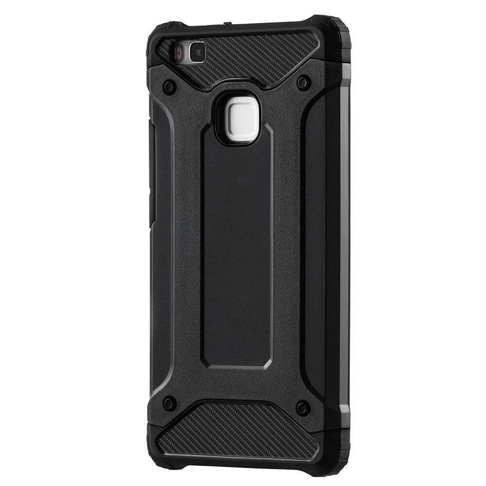 TechSuit Husa de protectie Techsuit Hybrid Armor compatibil cu Huawei P9 Lite / G9 Lite, Negru – imagine 2