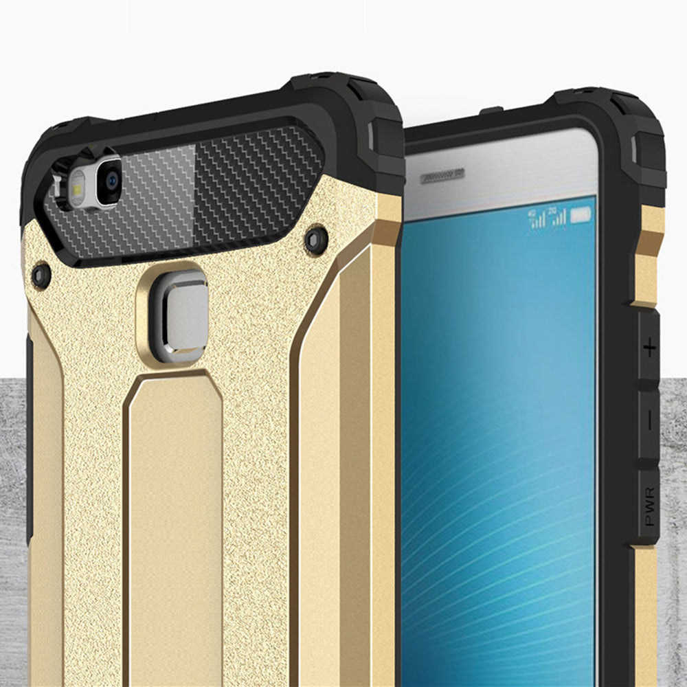 TechSuit Husa de protectie Techsuit Hybrid Armor compatibil cu Huawei P9 Lite / G9 Lite, Negru – imagine 5
