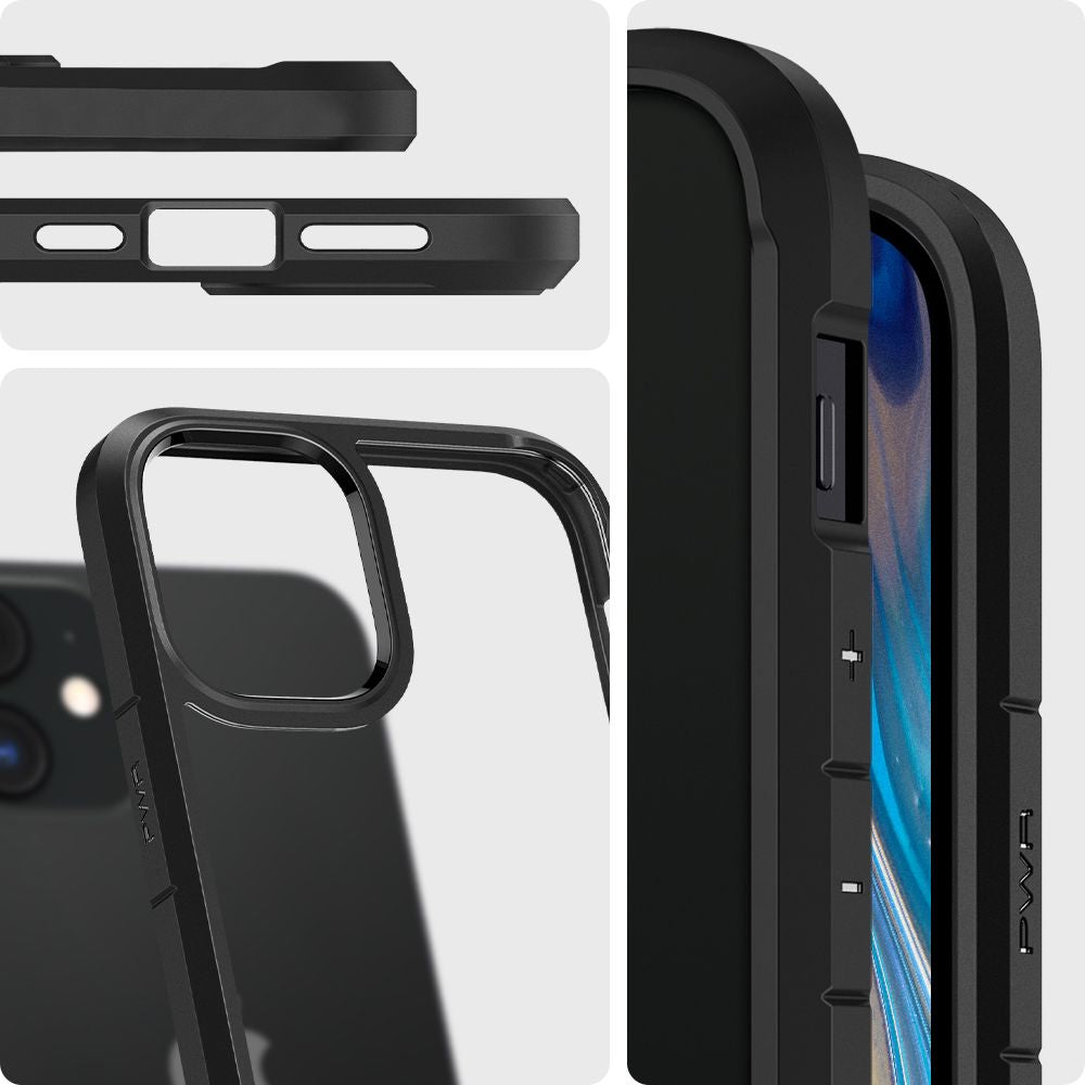 Spigen - Ultra Hybrid (ACS01703) - iPhone 12 / iPhone 12 Pro - Black