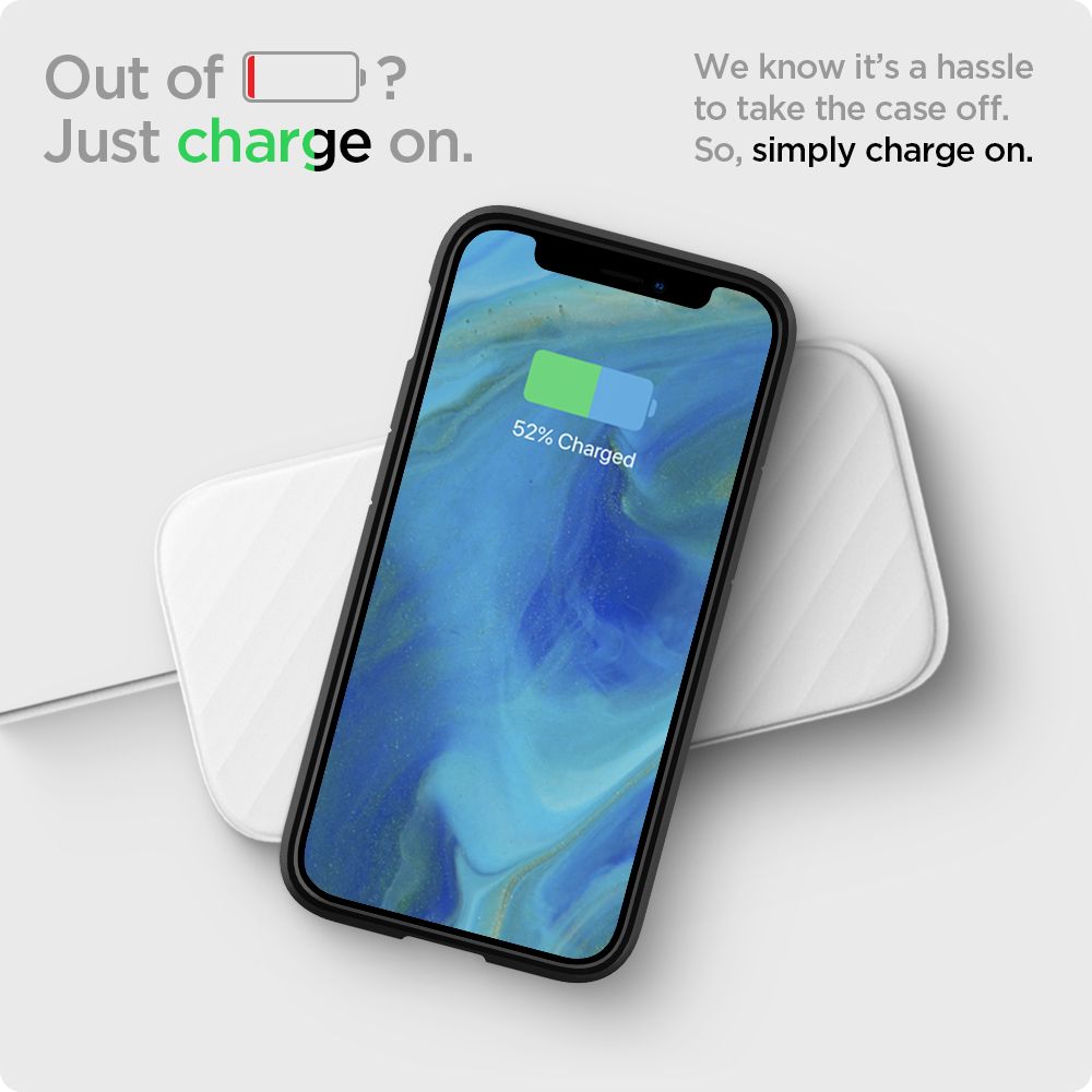 Spigen - Ultra Hybrid (ACS01703) - iPhone 12 / iPhone 12 Pro - Black