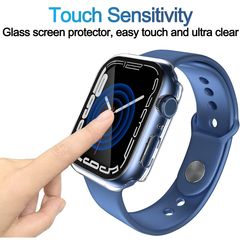Techsuit - Defense360 Pro + Screen Protector - Apple Watch 7 (45mm) - Clear