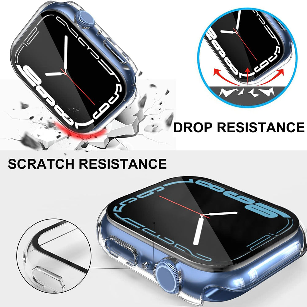 Techsuit - Defense360 Pro + Screen Protector - Apple Watch 7 (45mm) - Clear