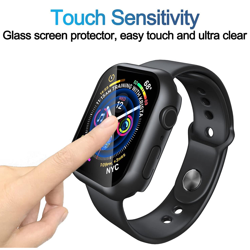 Techsuit - Defense360 Pro + Screen Protector - Apple Watch 7 (45mm) - Black