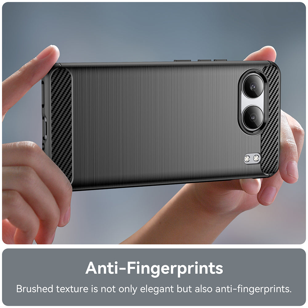 Techsuit - Carbon Silicone - OnePlus Nord 4 - Black