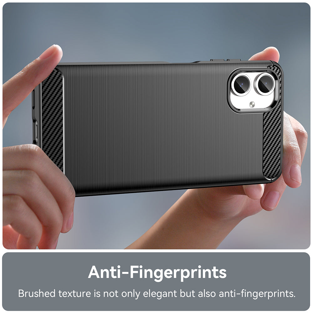 Techsuit - Carbon Silicone - Samsung Galaxy A06 - Black