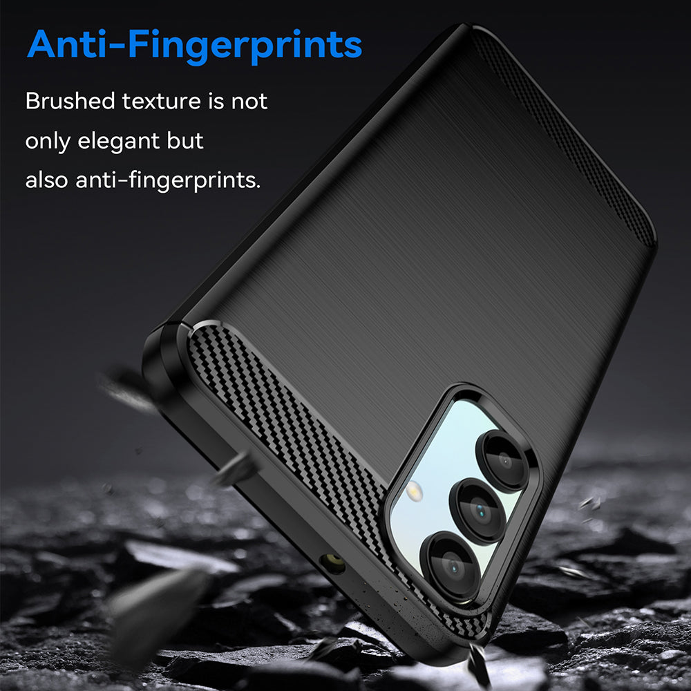 Techsuit - Carbon Silicone - Samsung Galaxy A16 4G / A16 5G - Black