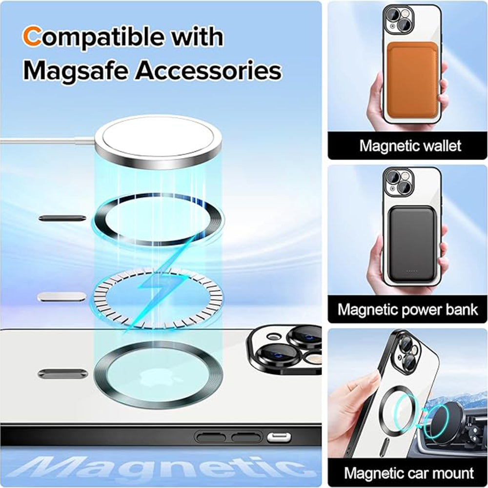Techsuit - Luxury Crystal MagSafe - iPhone 16 - Red