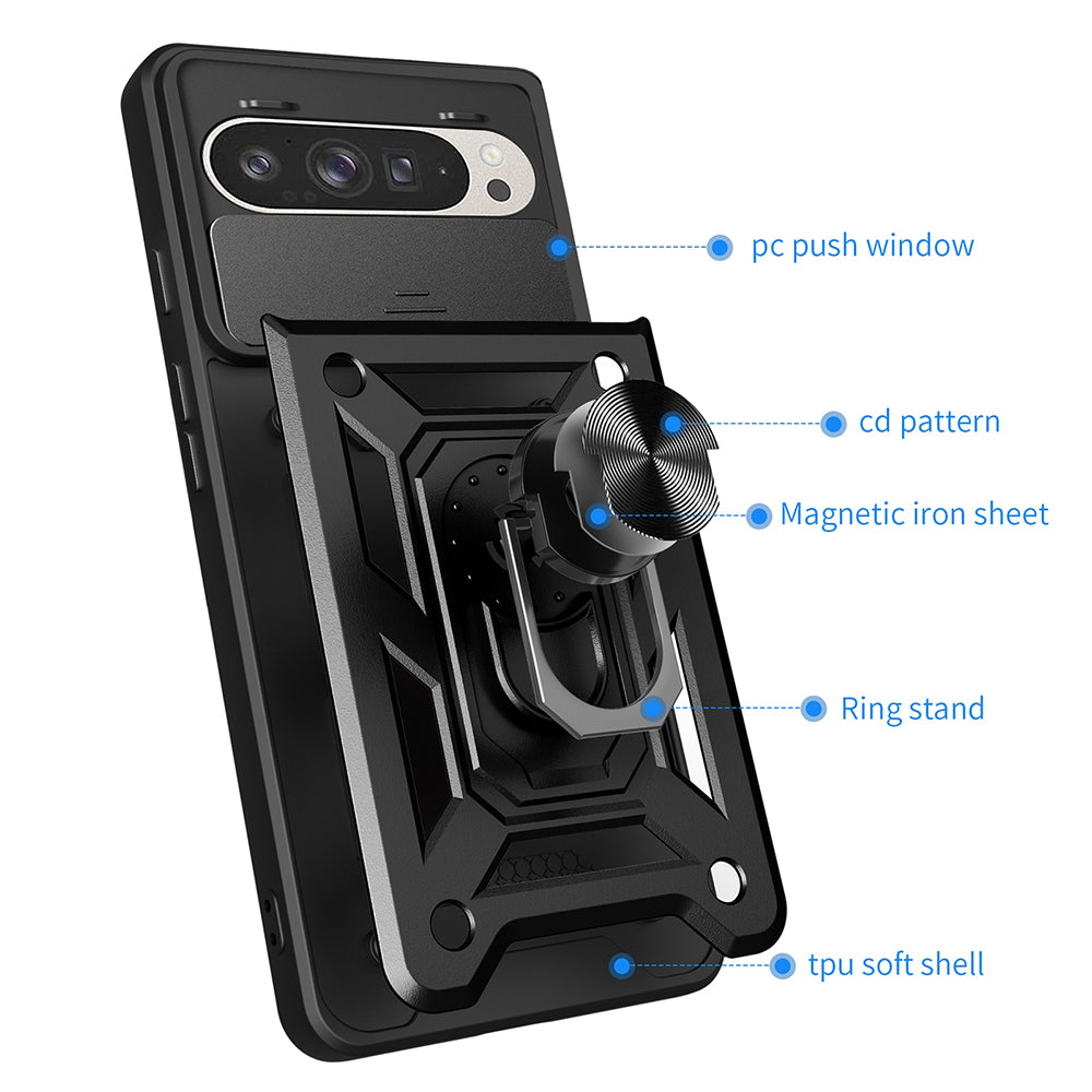TechSuit Husa de protectie Techsuit CamShield Series compatibil cu Google Pixel 9 / 9 Pro, Negru – imagine 2