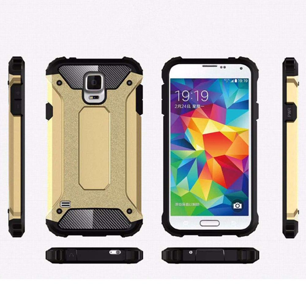 Techsuit - Hybrid Armor - Samsung Galaxy S5 G900 - Black