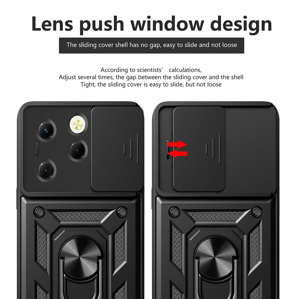 Techsuit - CamShield Series - Infinix Hot 40 / 40 Pro / Tecno Spark 20 Pro - Black