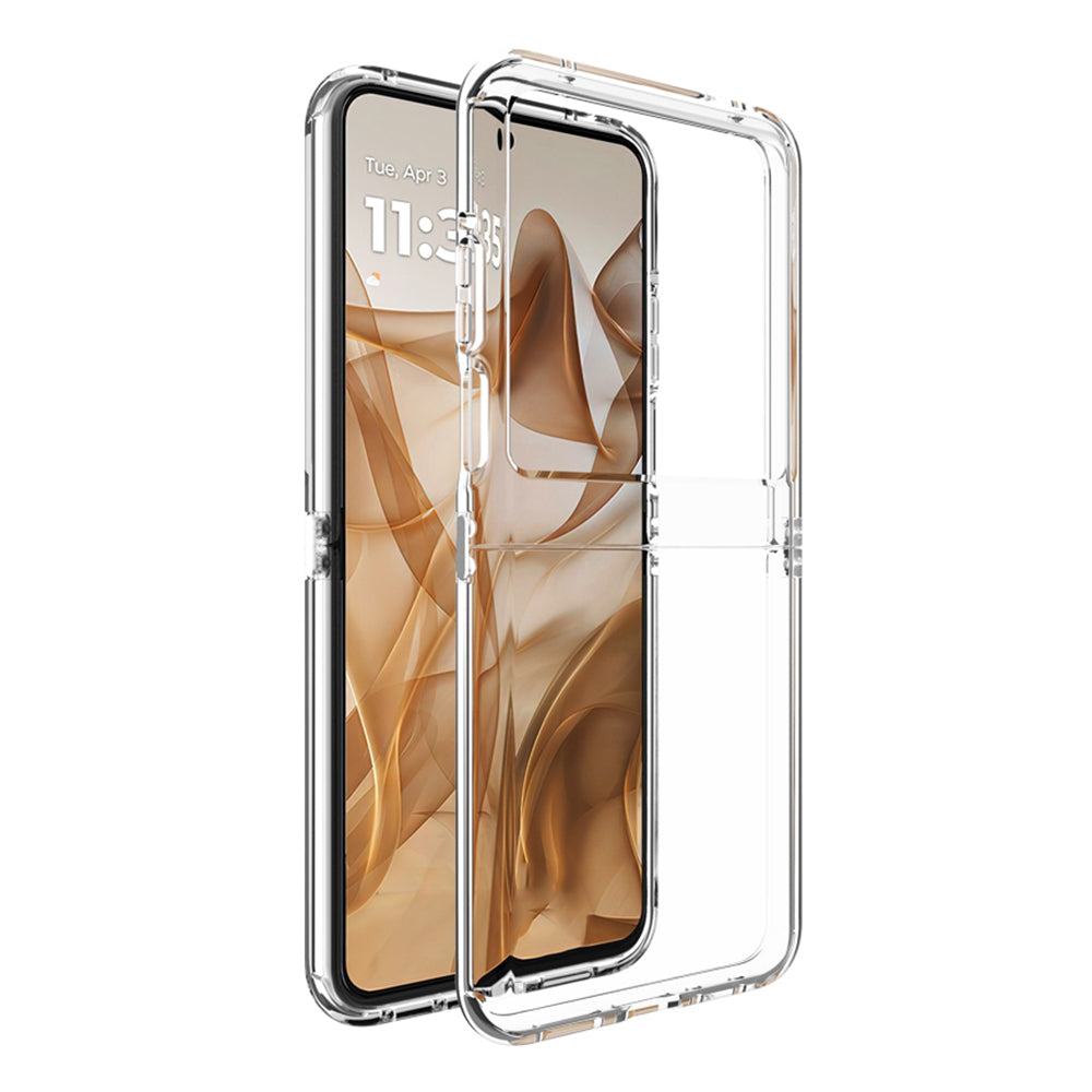 Techsuit - Clear Silicone - Motorola Razr 50 / Razr 60 - Transparent