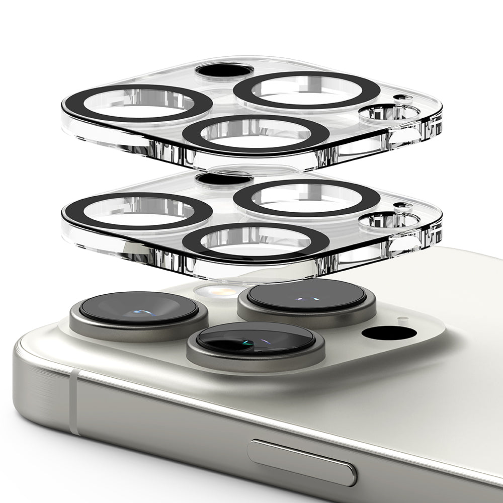 Ringke - Camera Protector Glass (2 pack) - iPhone 16 Pro / iPhone 16 Pro Max - Clear