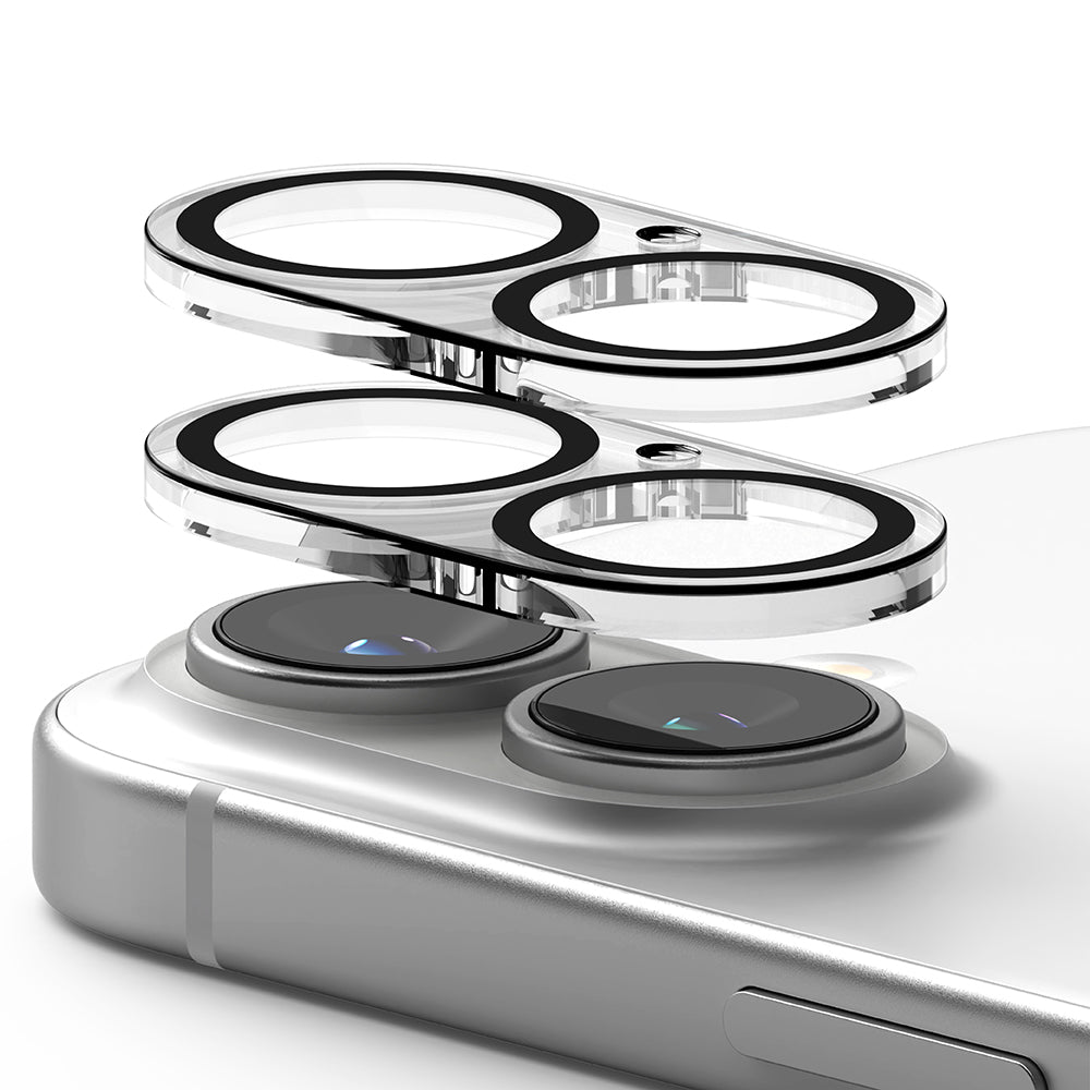 Ringke - Camera Protector Glass (2 pack) - iPhone 16 / iPhone 16 Plus - Clear