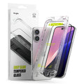 Ringke Folie de protectie Ringke Easy Slide Tempered Glass (set de 2) compatibil cu iPhone 16 Plus / iPhone 15 Plus, Neg