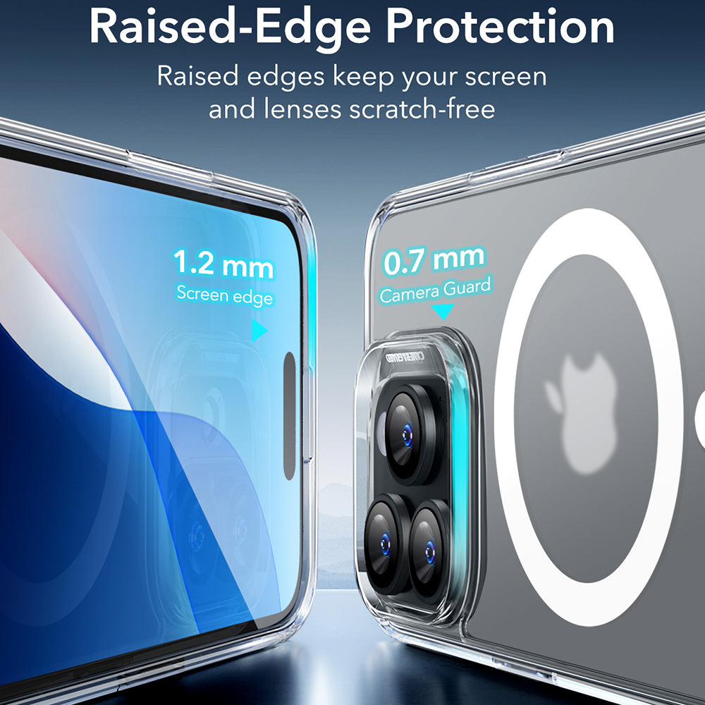 ESR - Classic Hybrid HaloLock - iPhone 16 Pro - Frosted Clear