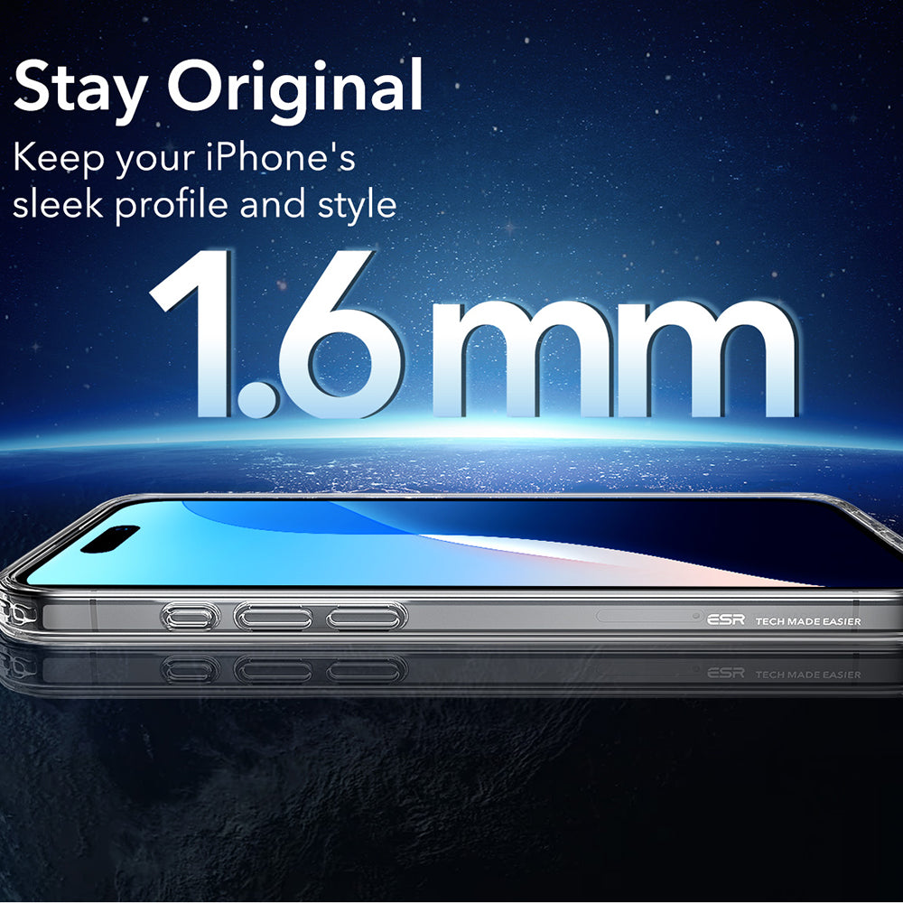 ESR - Classic Hybrid HaloLock - iPhone 16 Pro - Frosted Clear