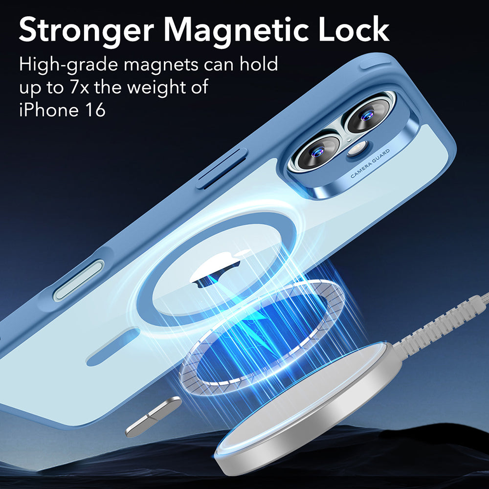ESR - Classic Hybrid HaloLock - iPhone 16 - Clear Blue