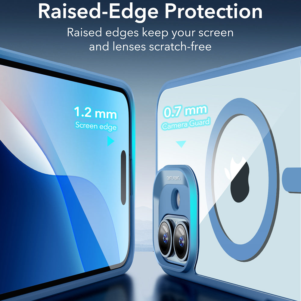 ESR - Classic Hybrid HaloLock - iPhone 16 - Clear Blue