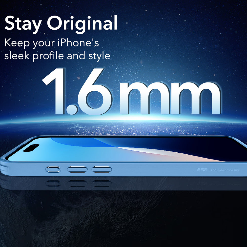 ESR - Classic Hybrid HaloLock - iPhone 16 - Clear Blue
