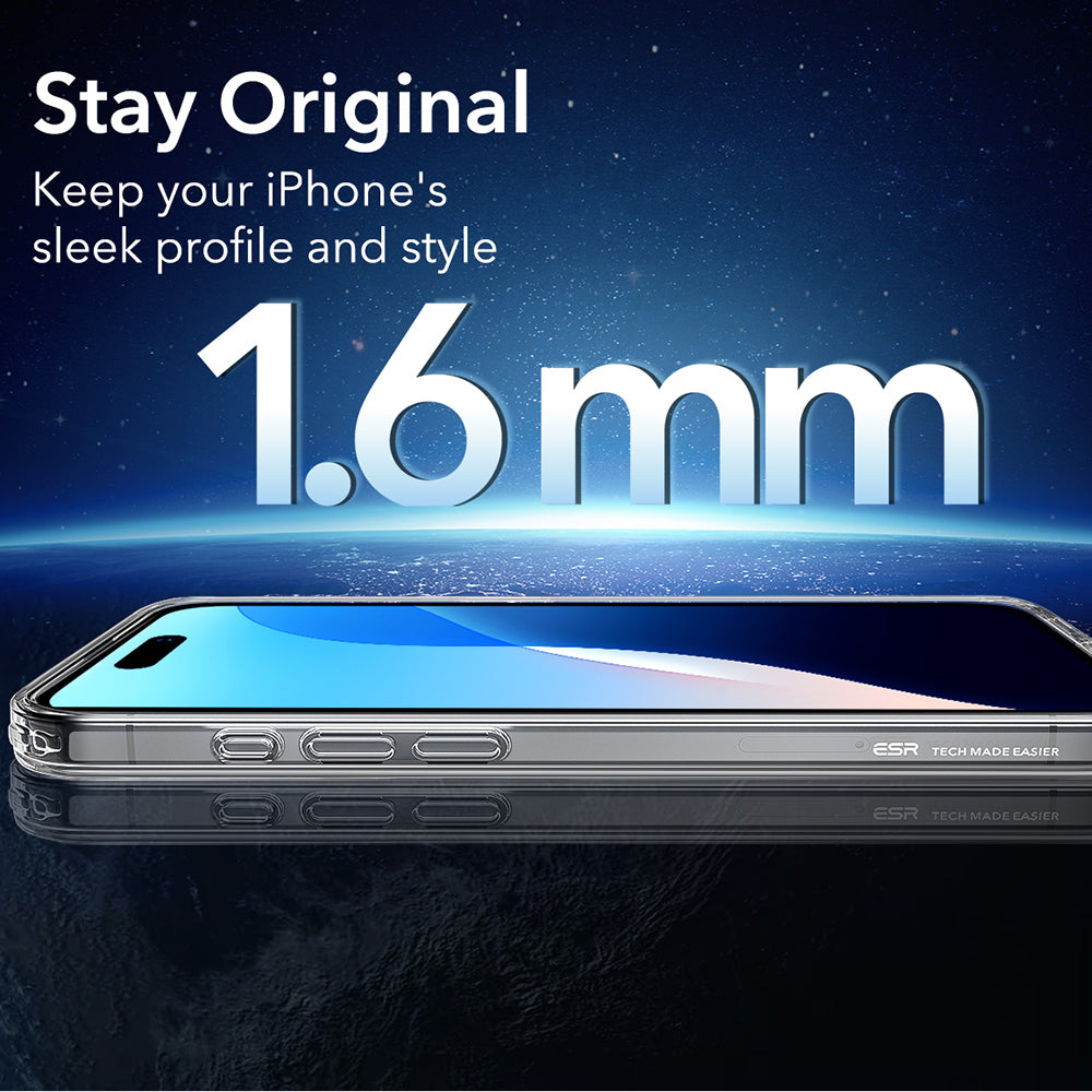 ESR - Classic Hybrid HaloLock - iPhone 16 Pro Max - Frosted Clear