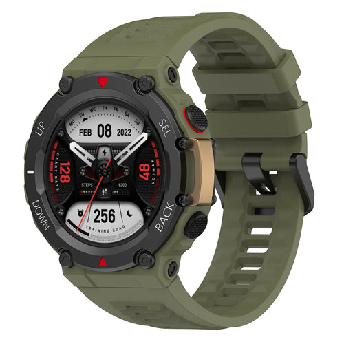 TechSuit Curea smartwatch Techsuit Watchband (W067) compatibil cu Amazfit T-Rex 2 / 2 Ocean Blue, Verde Inchis