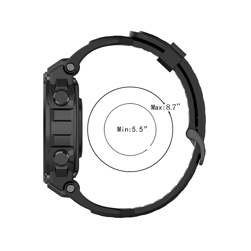 Techsuit - Watchband (W067) - Amazfit T-Rex / T-Rex Pro - Black
