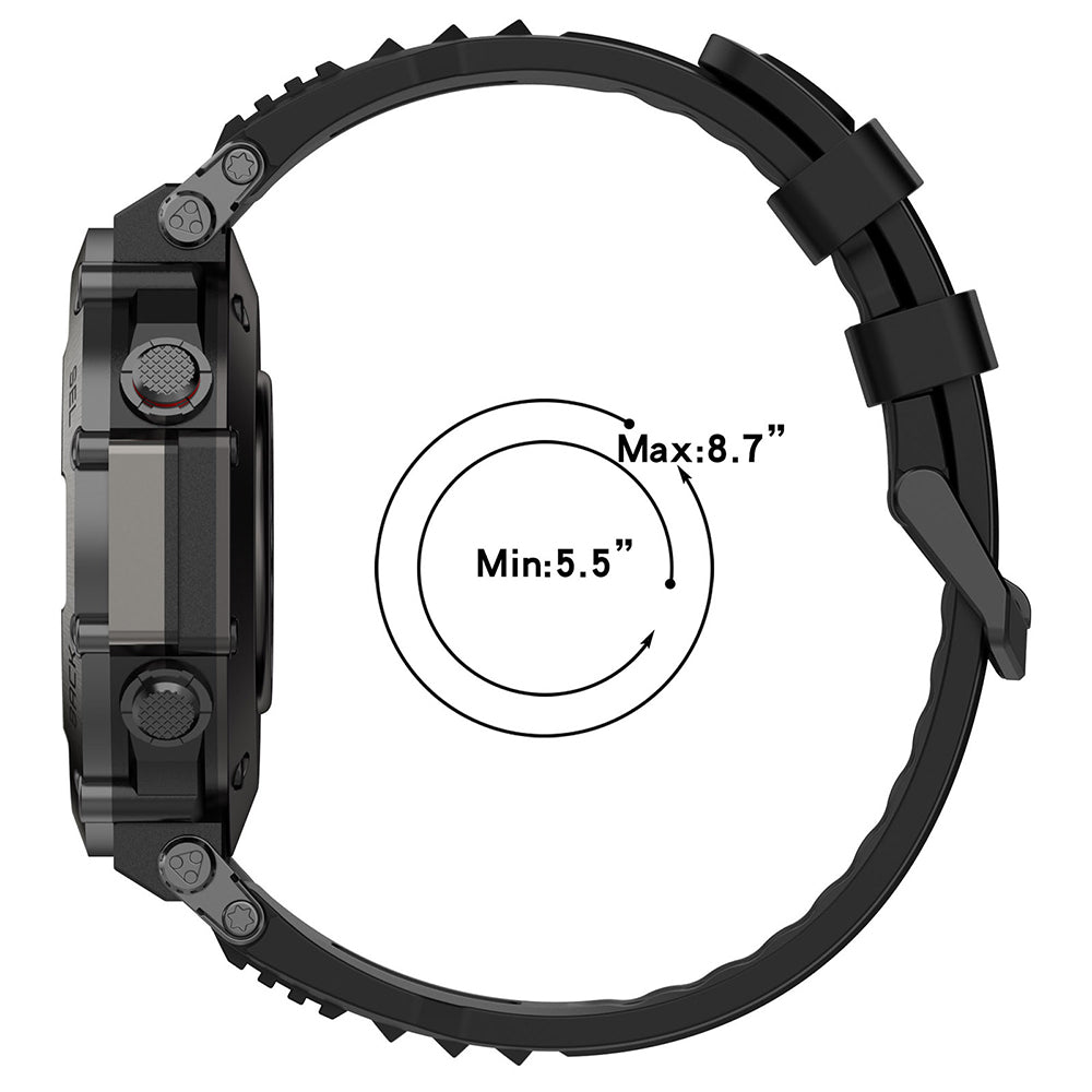 Techsuit - Watchband (W067) - Amazfit T-Rex Ultra - Navy Blue