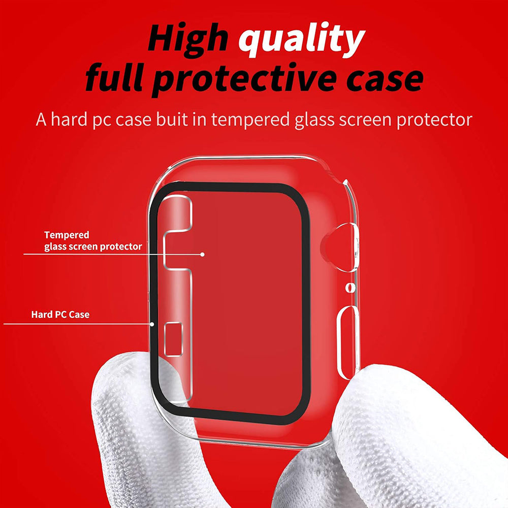 Techsuit - Defense360 Pro + Screen Protector - Apple Watch 1 / 2 / 3 (38mm) - Clear
