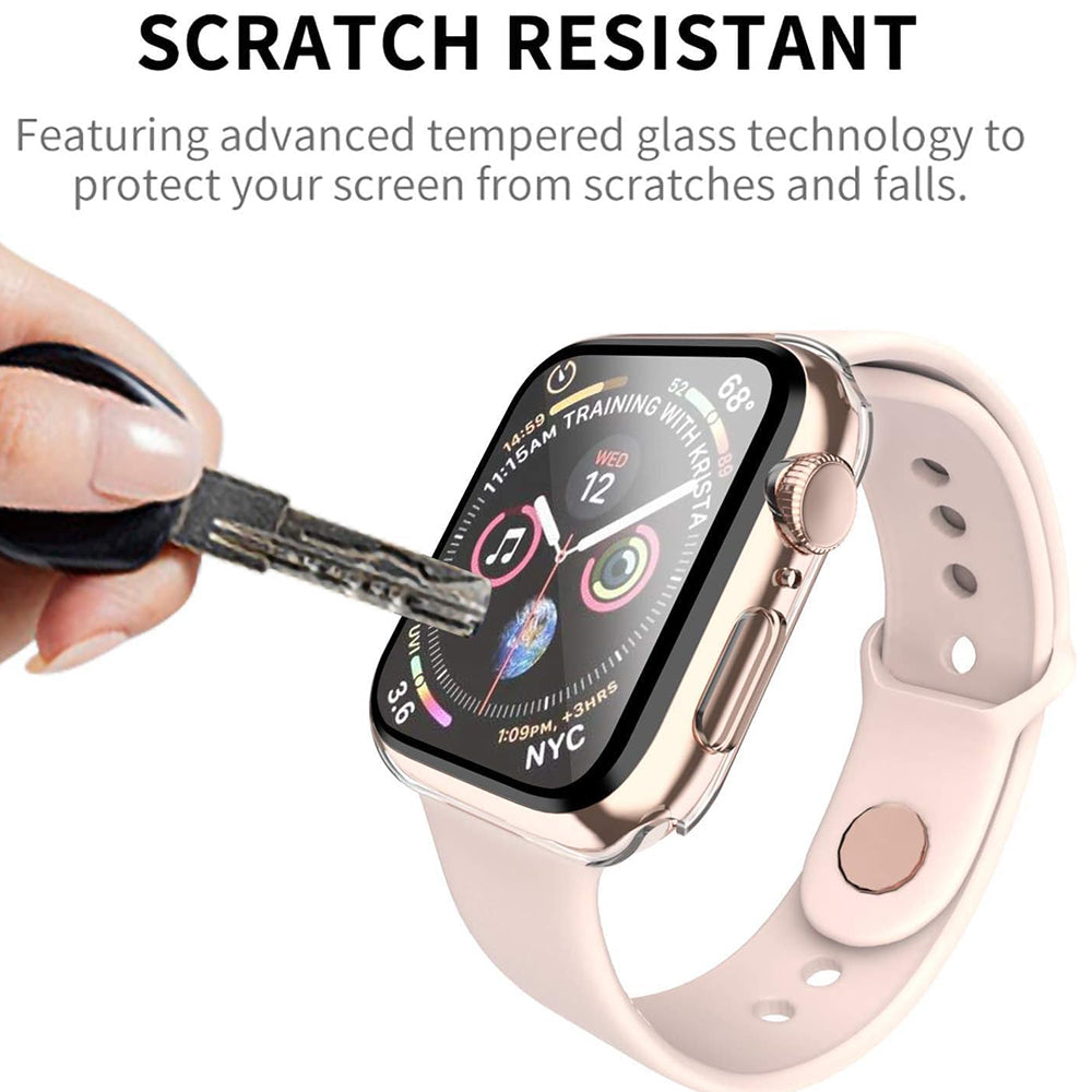 Techsuit - Defense360 Pro + Screen Protector - Apple Watch 1 / 2 / 3 (38mm) - Clear