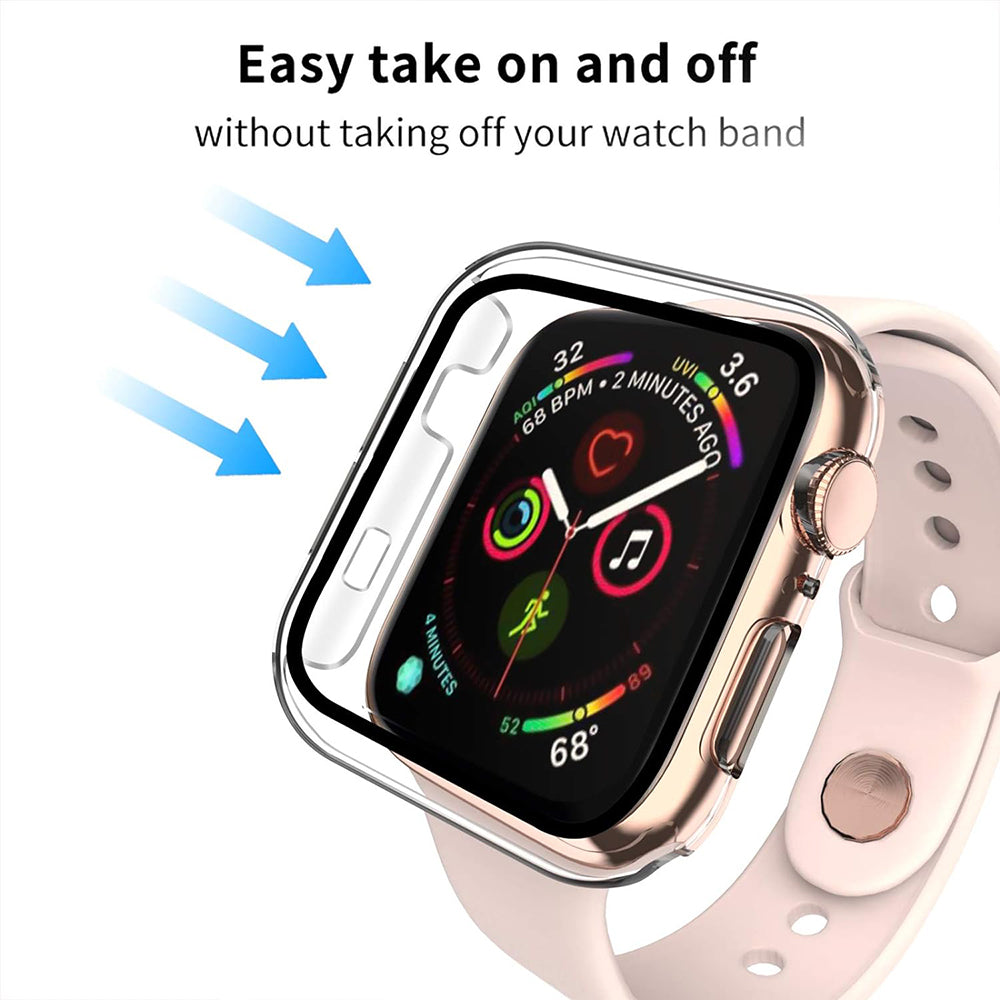 Techsuit - Defense360 Pro + Screen Protector - Apple Watch 1 / 2 / 3 (38mm) - Clear