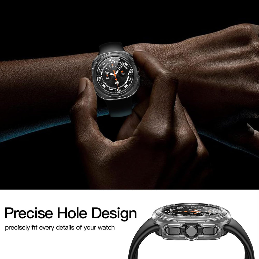 Techsuit - Defense360 Pro + Screen Protector - Samsung Galaxy Watch Ultra (47mm) - Clear