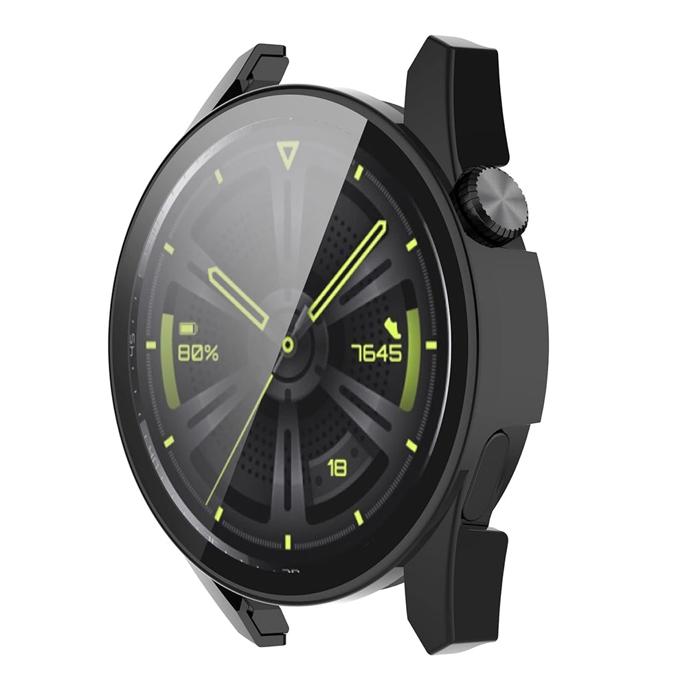 Techsuit - Defense360 Pro + Screen Protector - Huawei Watch GT 3 (46mm) - Black