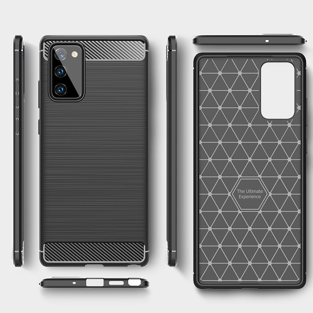 Techsuit - Carbon Silicone - Samsung Galaxy Note 20 / Note 20 5G - Black