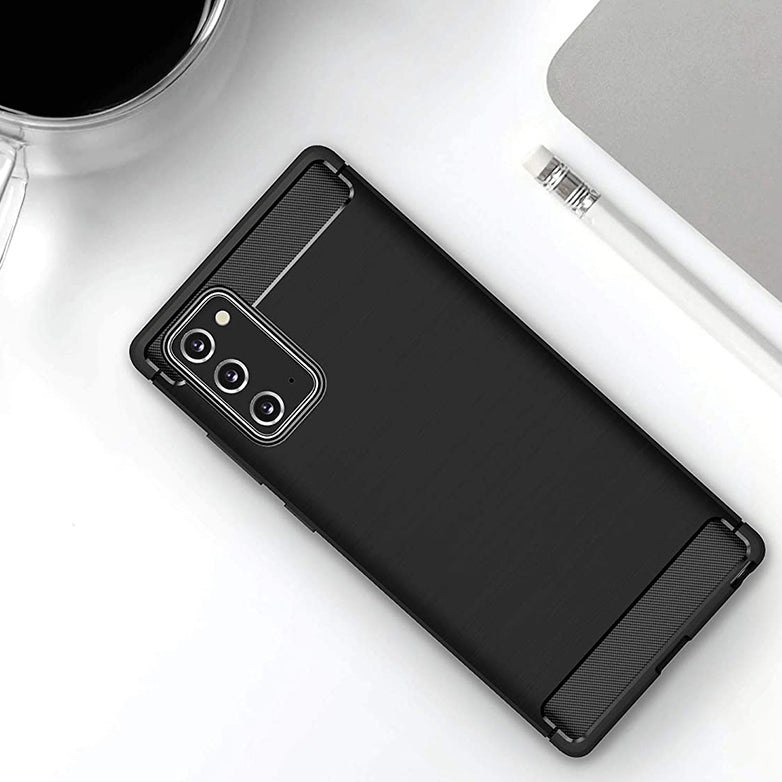 Techsuit - Carbon Silicone - Samsung Galaxy Note 20 / Note 20 5G - Black