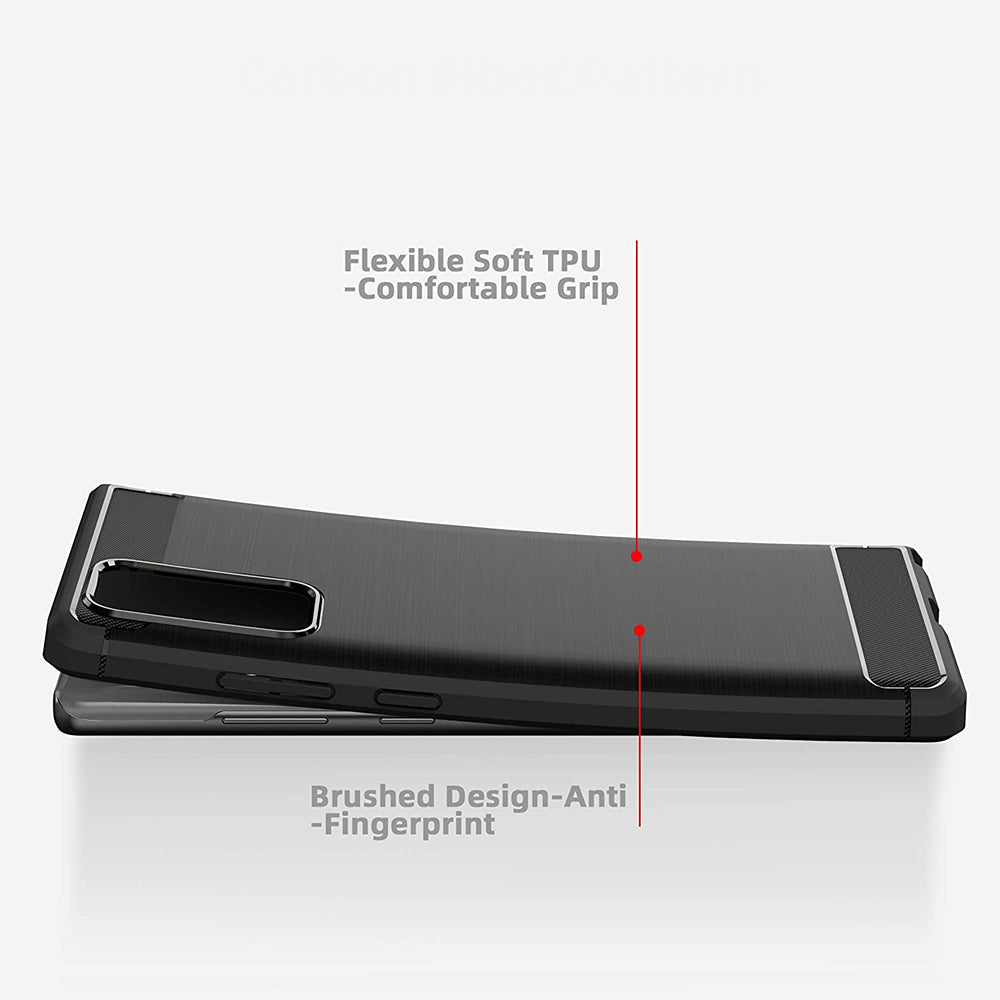 Techsuit - Carbon Silicone - Samsung Galaxy Note 20 / Note 20 5G - Black