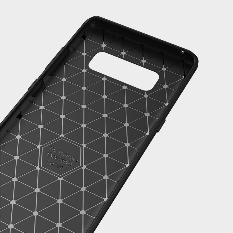 Techsuit - Carbon Silicone - Samsung Galaxy Note 8 - Black