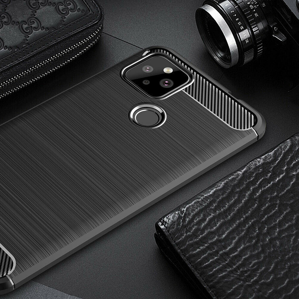 Techsuit - Carbon Silicone - Google Pixel 5 - Black