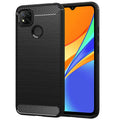 Husa de protectie Techsuit Carbon Silicone compatibil cu Xiaomi Redmi 9C / Redmi 9C NFC, Negru