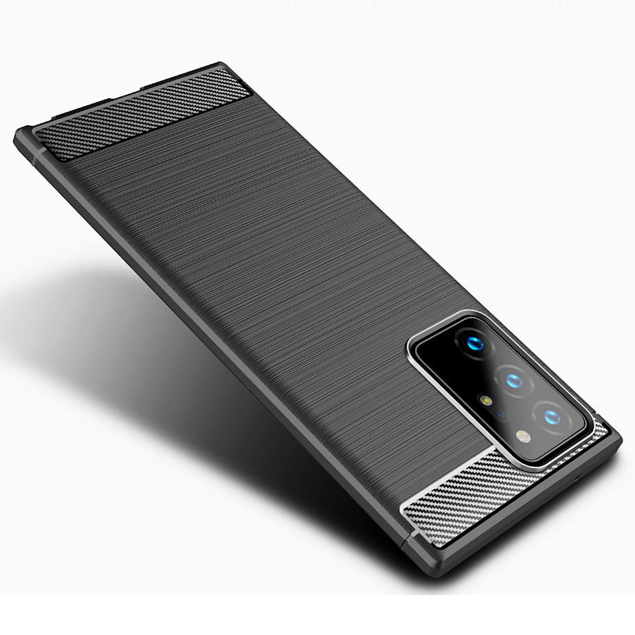 Techsuit - Carbon Silicone - Samsung Galaxy Note 20 Ultra / Note 20 Ultra 5G - Black
