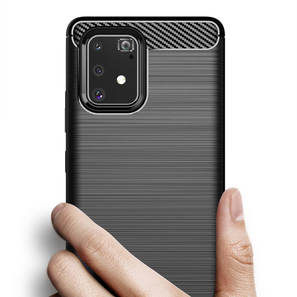 Techsuit - Carbon Silicone - Samsung Galaxy S10 Lite - Black