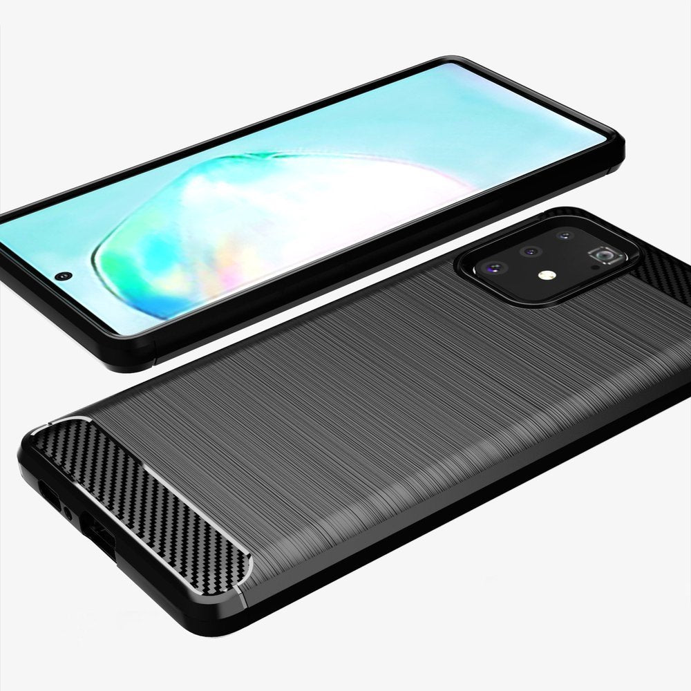 Techsuit - Carbon Silicone - Samsung Galaxy S10 Lite - Black