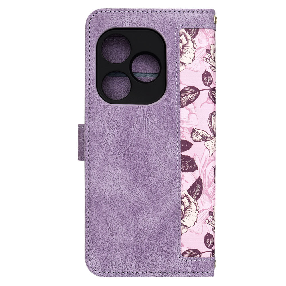 Techsuit - FlipCraft - Realme GT 6 / GT 6T - Mysterious Purple