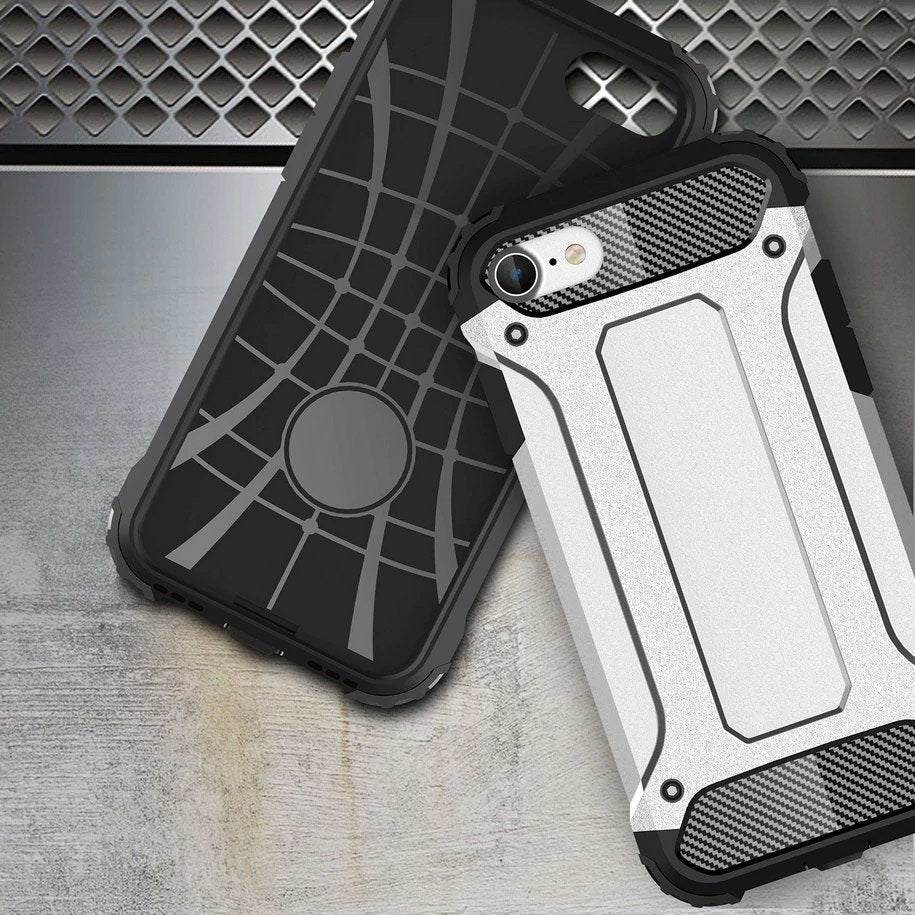 Techsuit - Hybrid Armor - iPhone 7 / iPhone 8 / iPhone SE 2, SE 2020 / iPhone SE 3, SE 2022 - Black