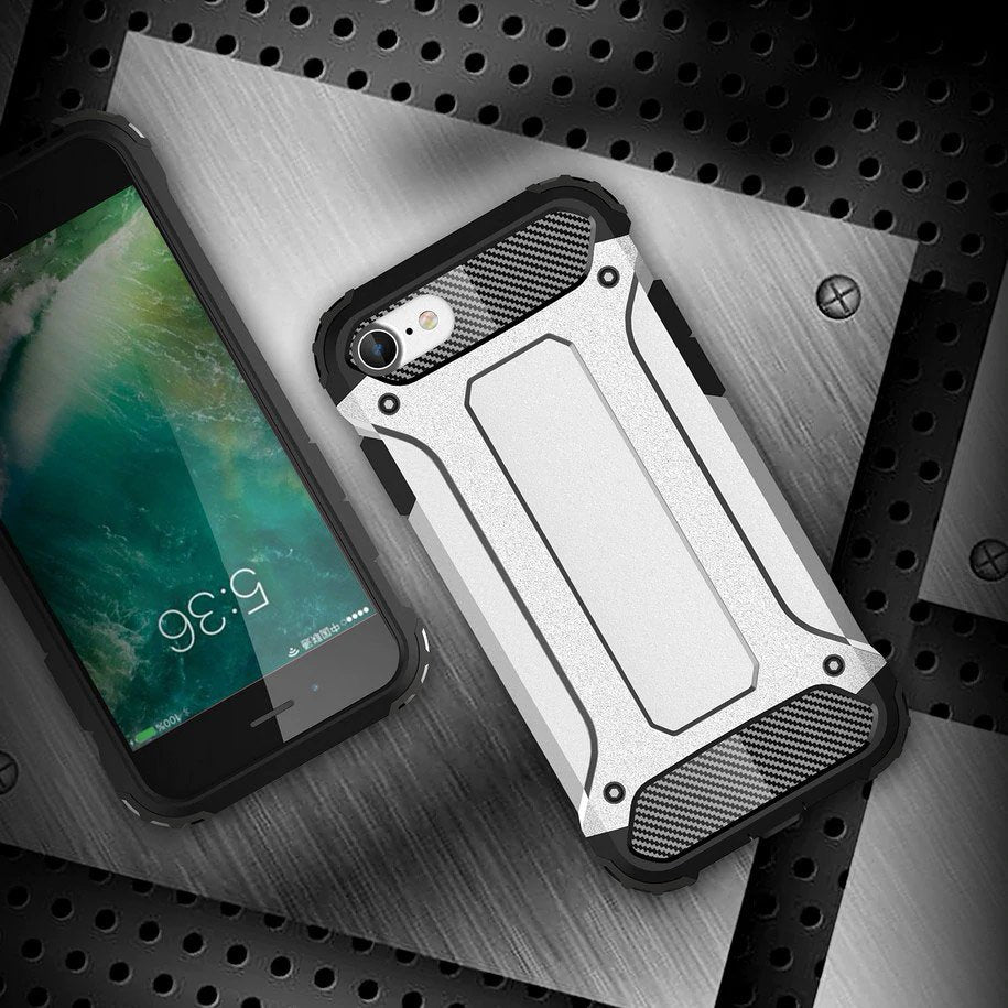Techsuit - Hybrid Armor - iPhone 7 / iPhone 8 / iPhone SE 2, SE 2020 / iPhone SE 3, SE 2022 - Black
