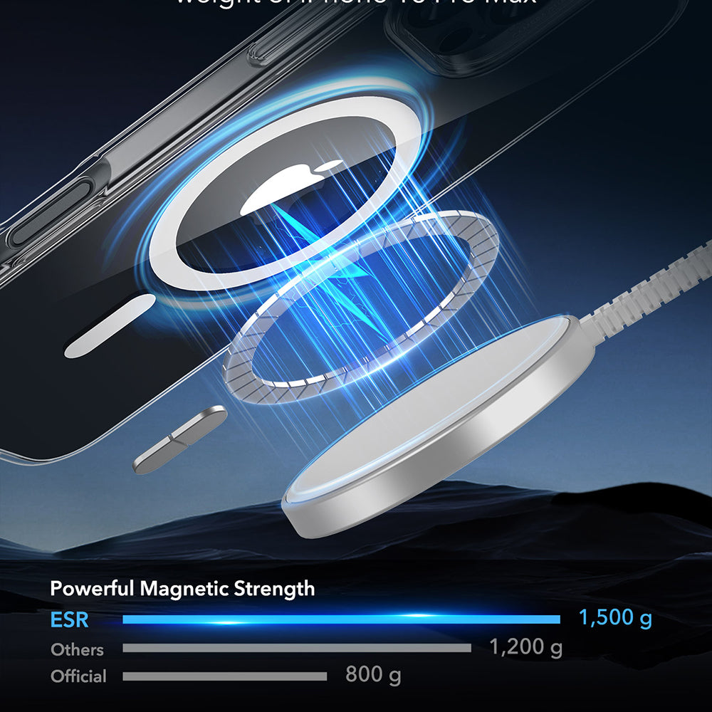 ESR - Classic Hybrid HaloLock - iPhone 16 Pro Max - Clear