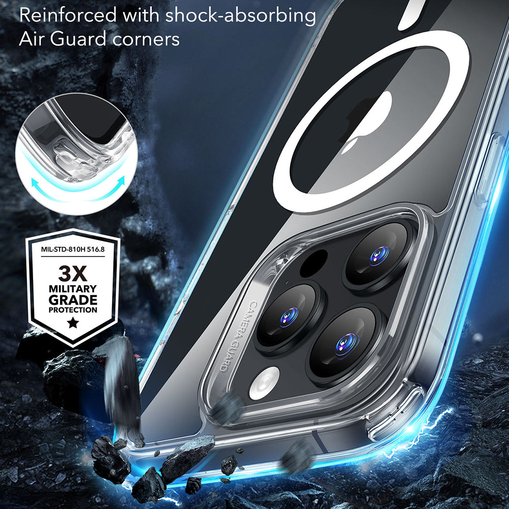 ESR - Classic Hybrid HaloLock - iPhone 16 Pro Max - Clear