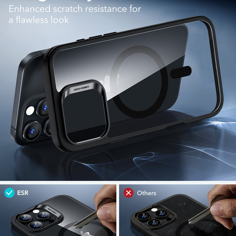 ESR - Classic Hybrid HaloLock - iPhone 16 Pro Max - Clear Black