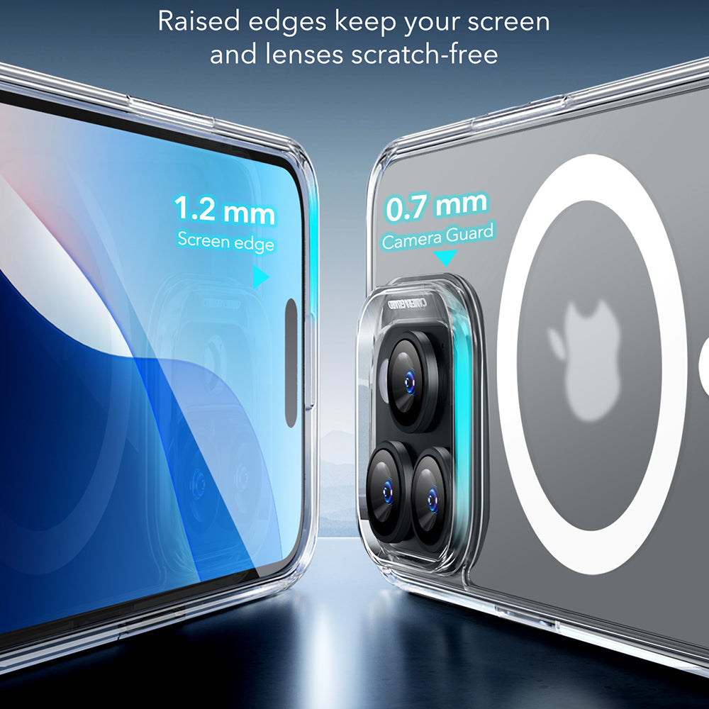 ESR - Classic Hybrid HaloLock - iPhone 16 Pro Max - Frosted Clear