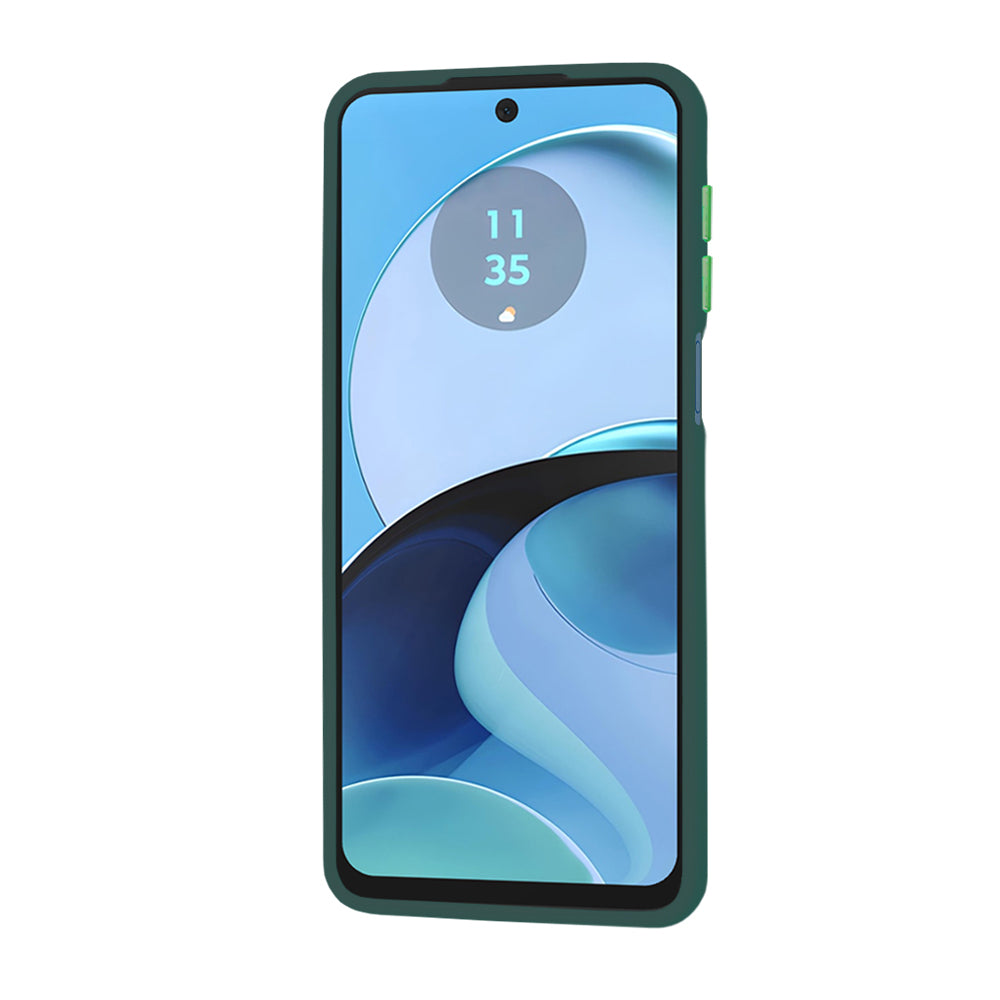 Techsuit - HaloFrost Series - Motorola Moto G14 - Midnight Green